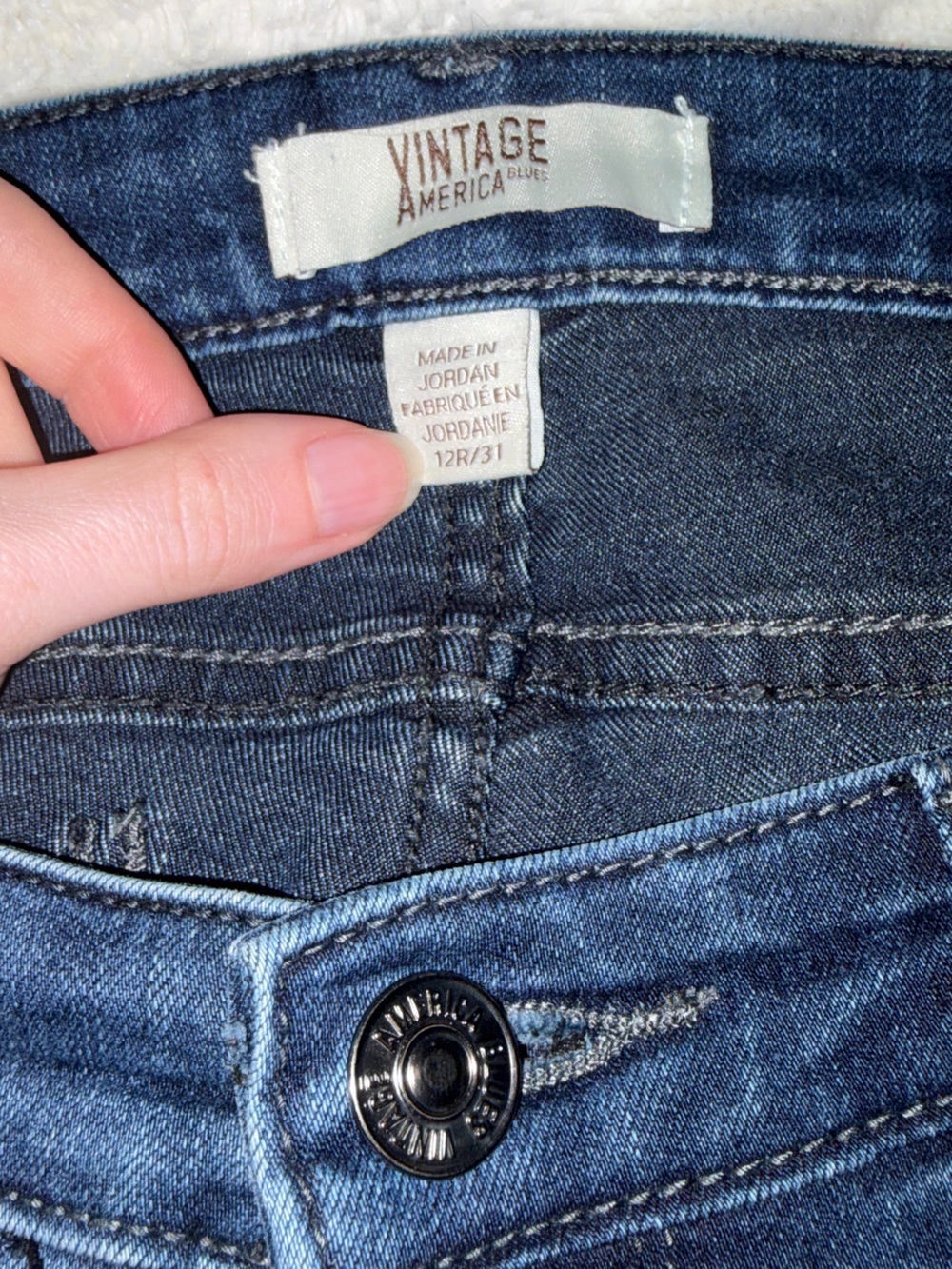 Vintage America Women's Boho Bootcut Stretch Jeans